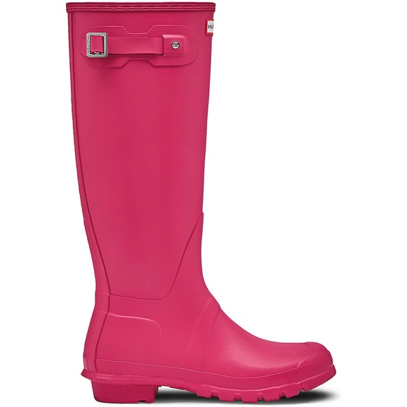 HUNTER original tall pink barbie hyper boots - Picture 4 of 7